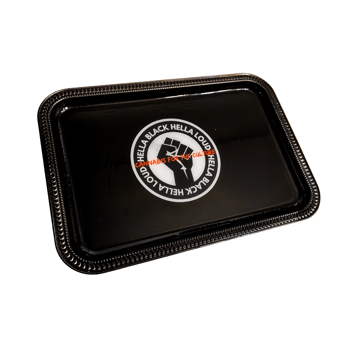 Hella Black Hella Loud Rolling Tray