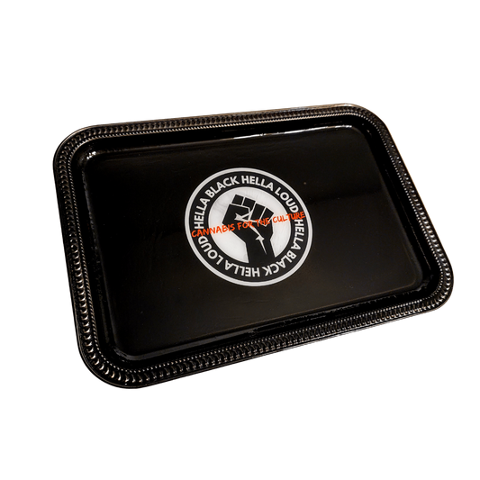 Hella Black Hella Loud Rolling Tray