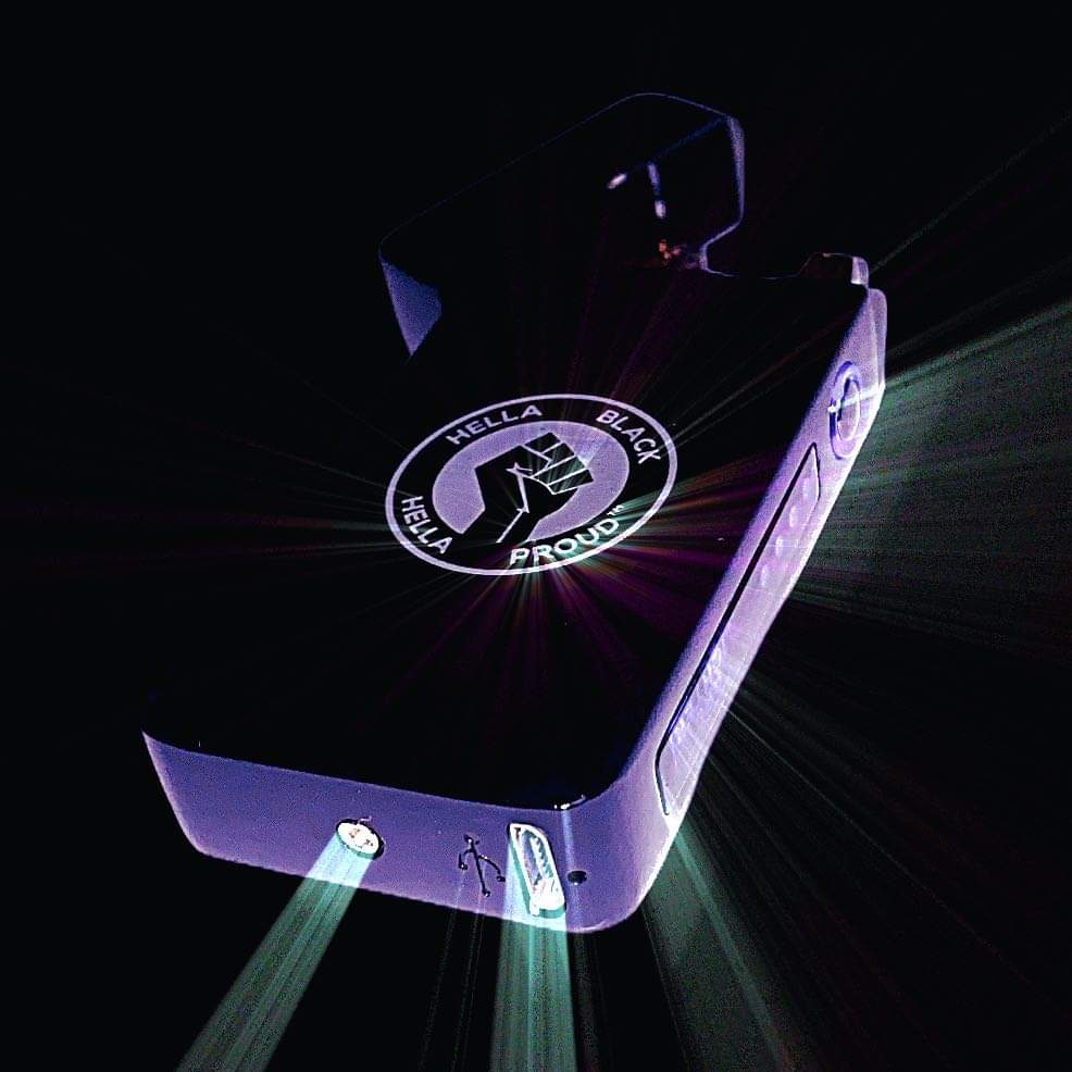 Hella Black Hella Proud. USB Rechargeable Lighter